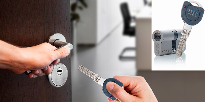 TK100 cylinder by TESA ASSA ABLOY, now available for master keying